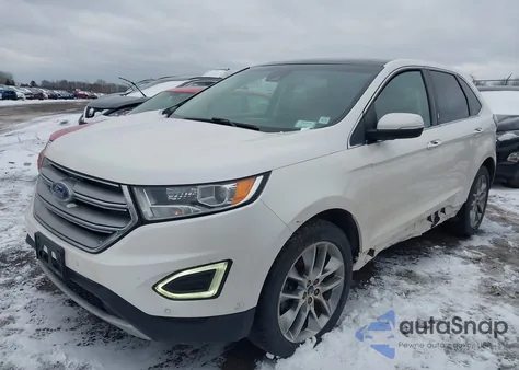 2015 Ford Edge Titanium z USA, uszkodzony, nr VIN 2FMPK4K96FBB31819